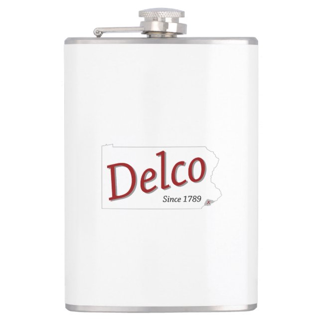 DELCO (R) since 1789 Hip Flask (Front)