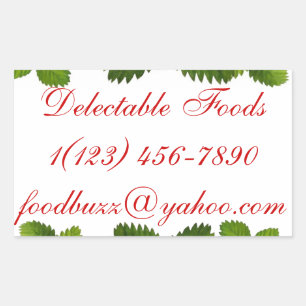 Delectable Foods Sticker