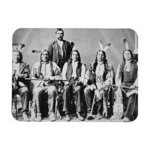 Delegation of Sioux chiefs, led by Red Cloud (1822 Magnet