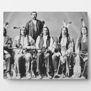 Delegation of Sioux chiefs, led by Red Cloud (1822 Plaque