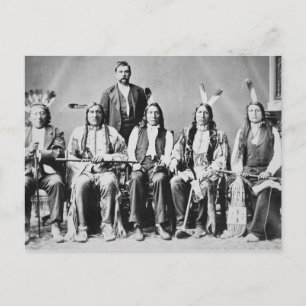 Delegation of Sioux chiefs, led by Red Cloud (1822 Postcard
