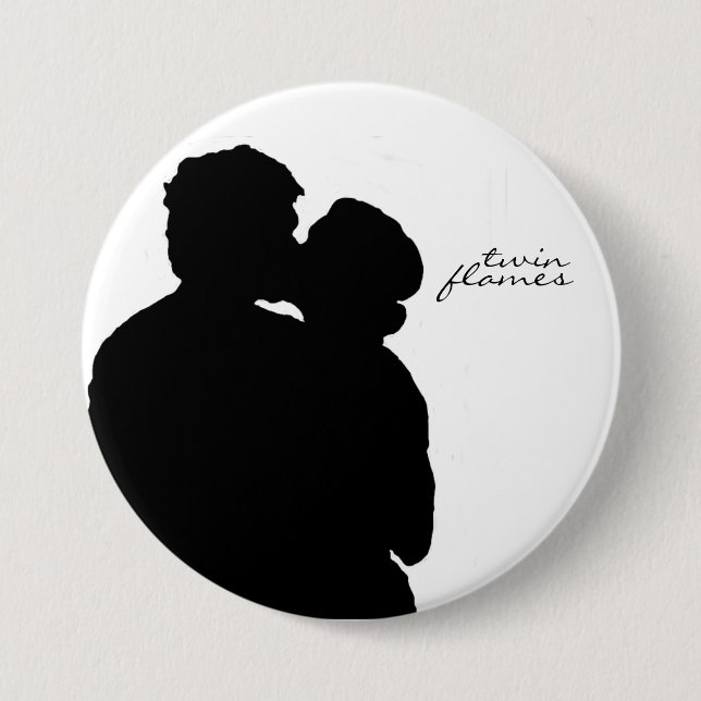 Delena "Twin Flames" Button (Front)