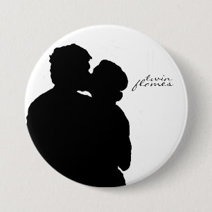 Delena "Twin Flames" Button