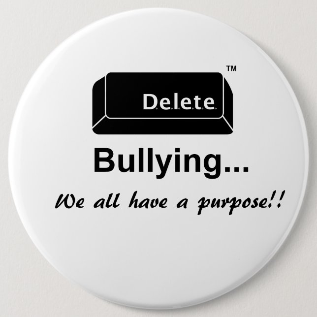 Delete Bullying Pin (Front)