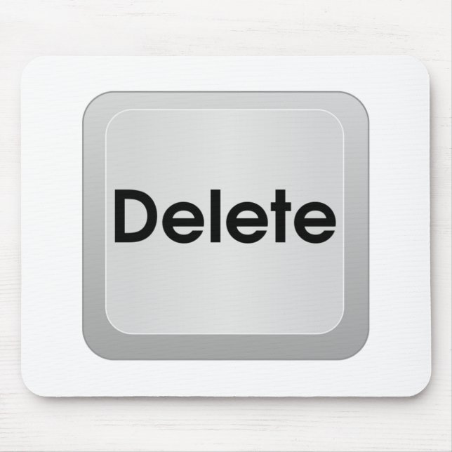Delete Computer Key Mouse Pad (Front)