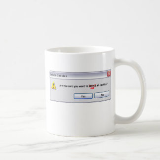 Delete Cookies Coffee Mug
