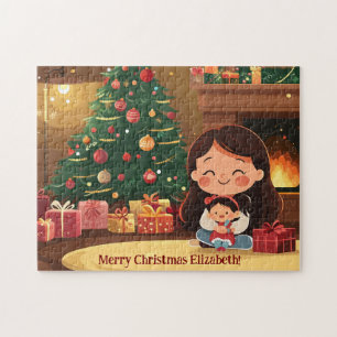 Delete or customize the text Kids Jigs Jigsaw Puzzle