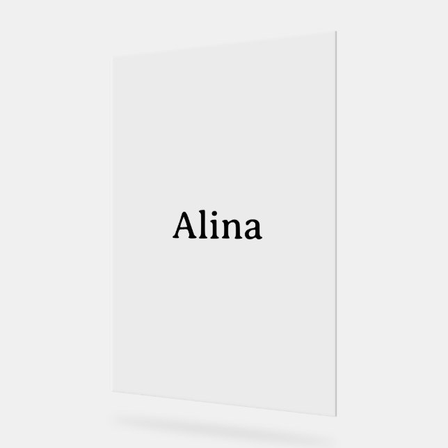 delete text add own design 12" x 18"  acrylic sign (Angle)