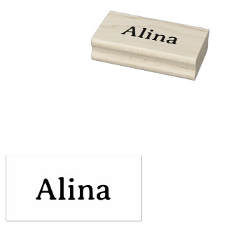 delete text add own design 1.5" x 3" rubber stamp