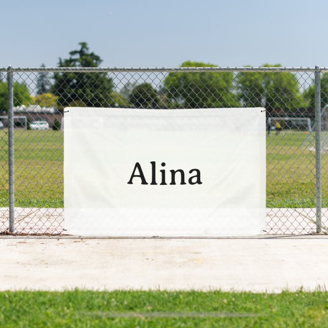 delete text add own design 2.5' x 4' Outdoor Banner (Insitu)