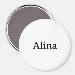 delete text add own design 3 Inch Circle Magnet