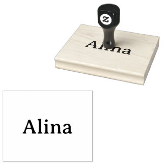 delete text add own design 4.0" x 5.0" rubber stamp