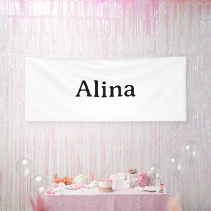 delete text add own design 4' x 10' Indoor Banner