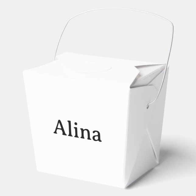 delete text add own design Medium 3"x2.25"x3.125" Favor Box (Front)