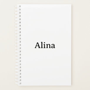 delete text add own design small 5.5" x 8.5" planner