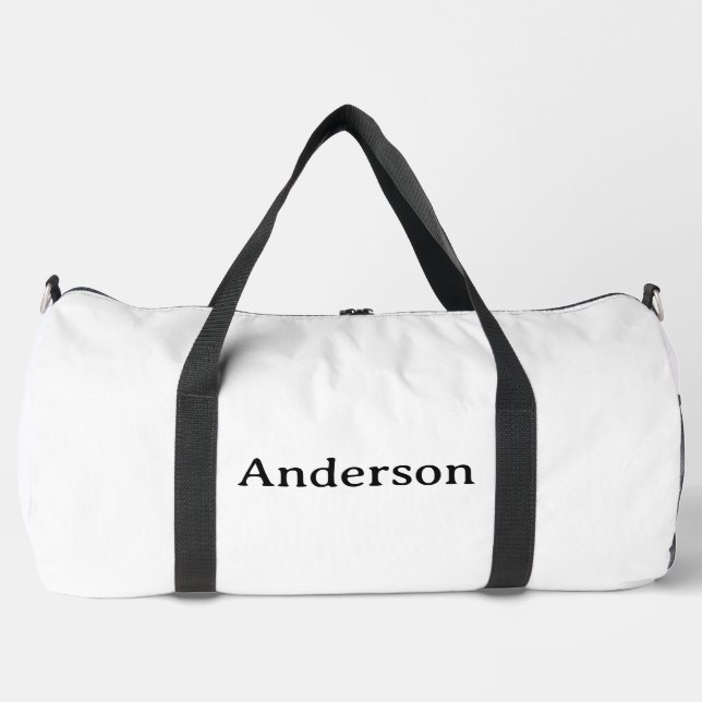 Delete Text & Replace Own Design 23" x 12"x 12" Duffle Bag (Front)