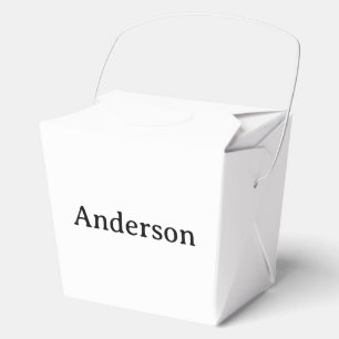 Delete Text Replace Own Design 3" x 2.25" x 3.125" Favor Box