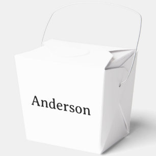 Delete Text Replace Own Design 3" x 2.75" x 3.75" Favor Box