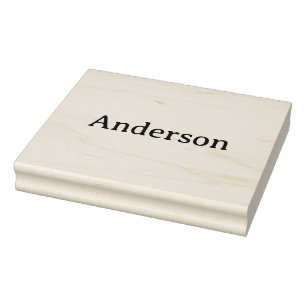 Delete Text Replace Own Design 4.0" x 5.0" Rubber Stamp