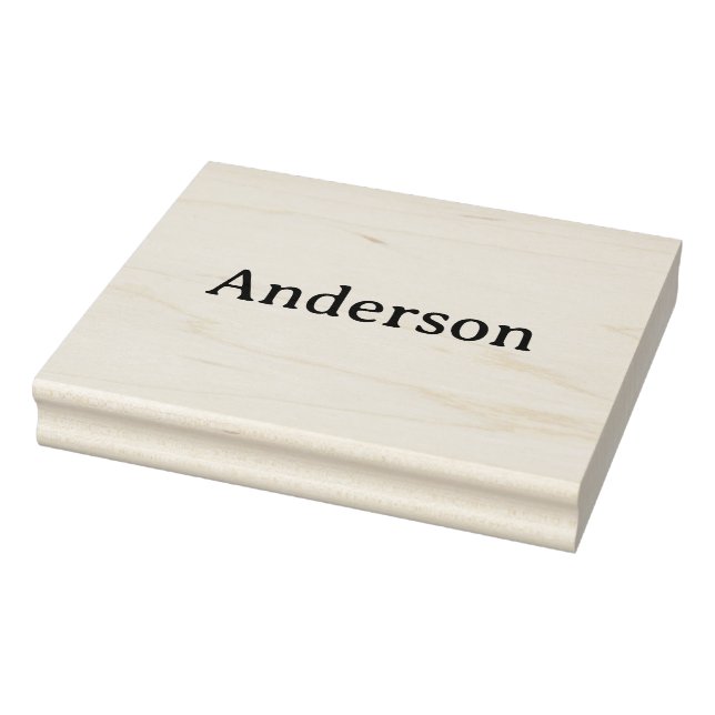 Delete Text Replace Own Design 4.0" x 5.0" Rubber Stamp (Stamp)