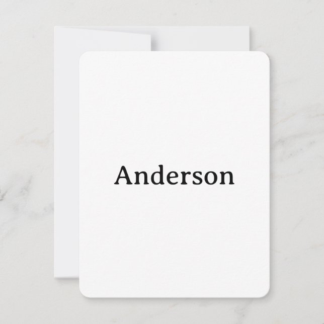 Delete Text Replace Own Design 4.25"x5.5" Rounded Thank You Card (Front)