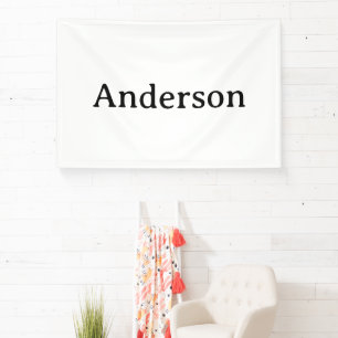 Delete Text Replace Own Design 4' x 6' Indoor Banner