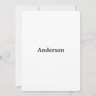 Delete Text Replace Own Design Rounded 5.5" x 7.5" Invitation