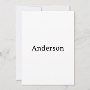 Delete Text & Replace Own Design Squared 5" x 7"  Invitation