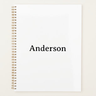 Delete Text & Replace Own Design Standard 8.5"x11" Planner