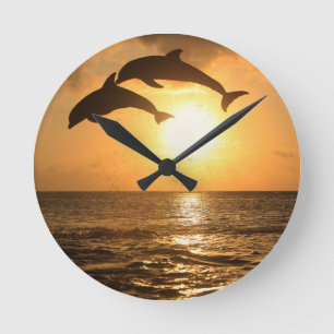 Delfin 3 round clock