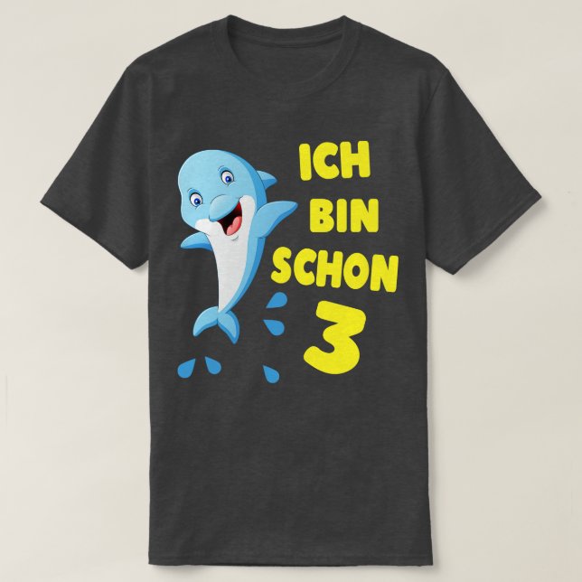 Delfin Kinder Geburtstag T-Shirt (Design Front)