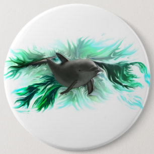 Delfinbaby 6 Inch Round Button