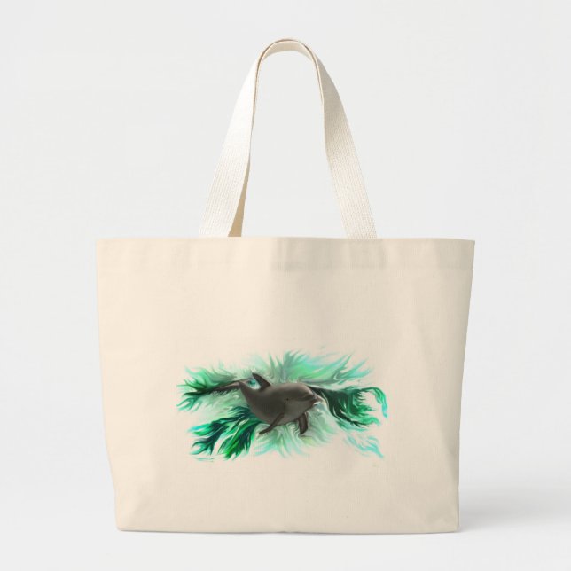 Delfinbaby Large Tote Bag (Front)