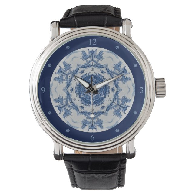 Delft Blue Design 02 À Partir De 1764 ~ * ~ Montre (devant)