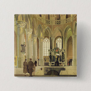 Delft LNER Poster 2 Inch Square Button