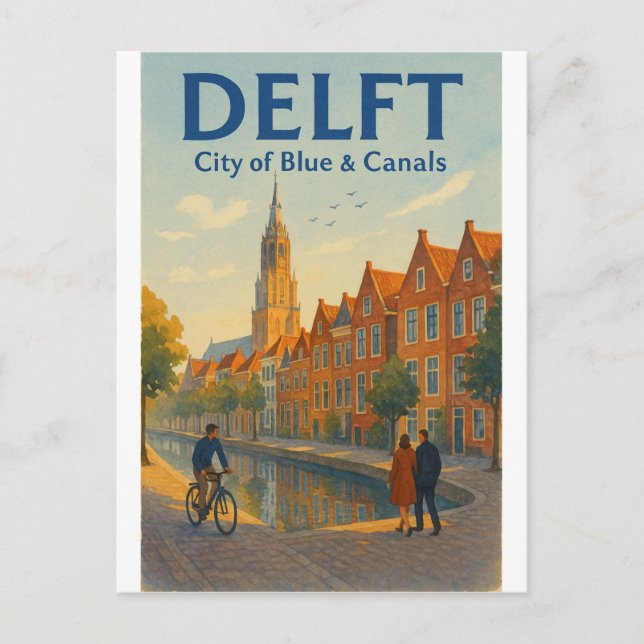 Delft, Netherlands Travel Postcard (Front)