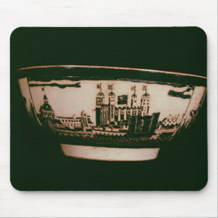Delft plate with views of the Tower of London Mouse Pad