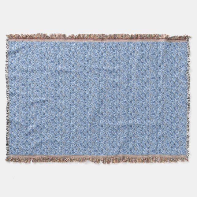 DELFT PLATES THROW BLANKET (Front)
