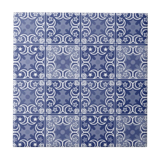 Delft tile ethnic national Dutch pattern   (Front)