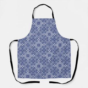 Delft tile ethnic national Dutch pattern   Apron