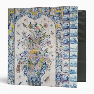 Delft tile panel from the bathroom binder