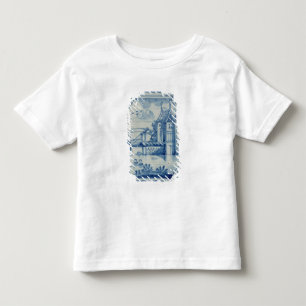 Delft tile showing a drawbridge over a canal, 19th toddler t-shirt