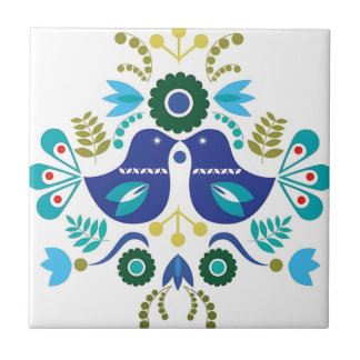 delft tiles reproductions colourful birds