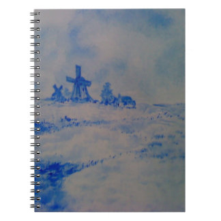 Delft-type scene notebook