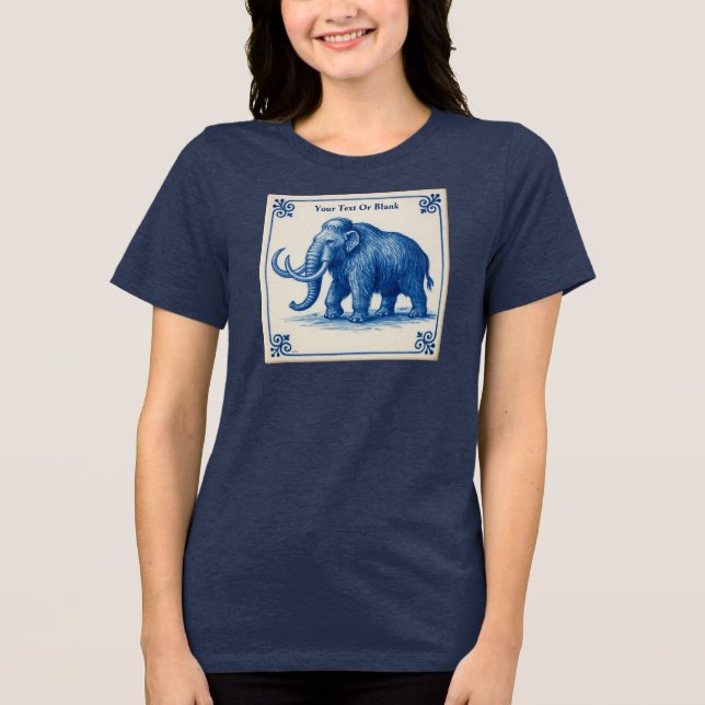Delft Woolly Mammoth Tri-Blend Shirt (Front)