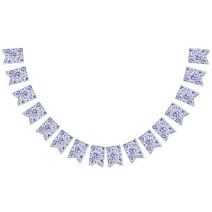 Delfts Blauw   Delft Blue Dutch Wedding Reception Bunting Flags