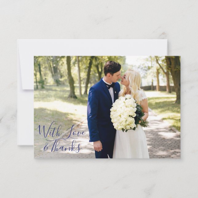 Delfts Blauw | Delft Blue Thank You Single Photo (Front)