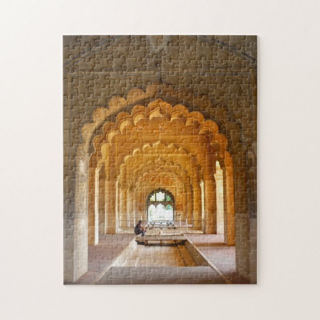 delhi fort arches jigsaw puzzle (Vertical)