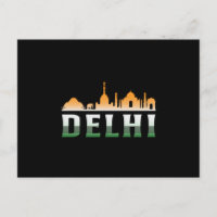 Delhi India City Cityscape Skyline Trip Funny Gift