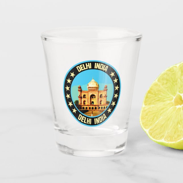 Delhi                                              shot glass (Front)